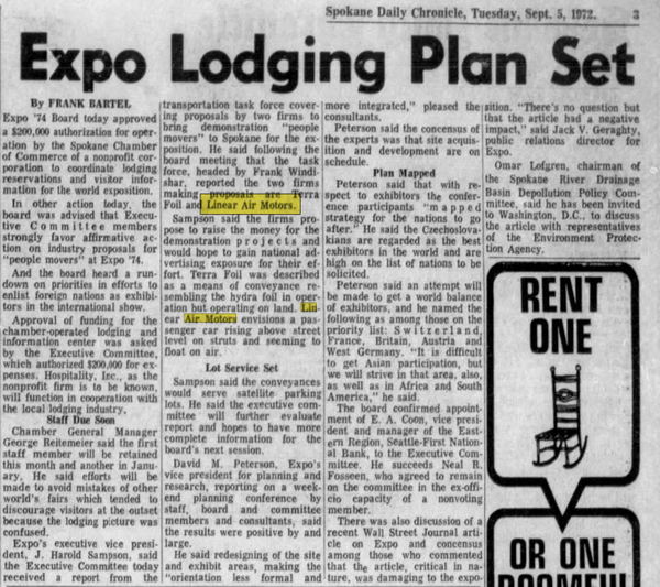 Linear Air Motors - Sept 1972 Article